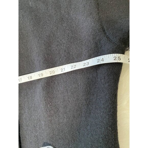 Vince Jacket Womens Small Black Wool Shawl Cardigan Sweater Quiet Luxury Minimal - Picture 10 of 13